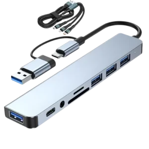 Adaptateur Mutiport Hub USB-C 8 en 1