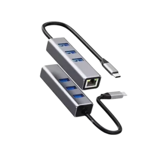 Adaptateur USB-C vers USB 3.0 et Gigabit Ethernet pour Macbook