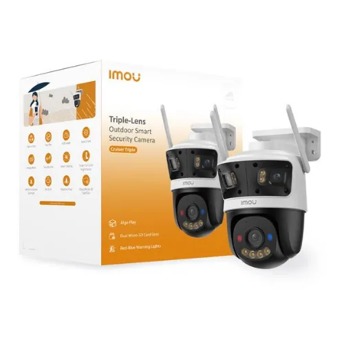 iMou Cruz Triple-Lens - 6MP a 11MP - 3 Objectifs